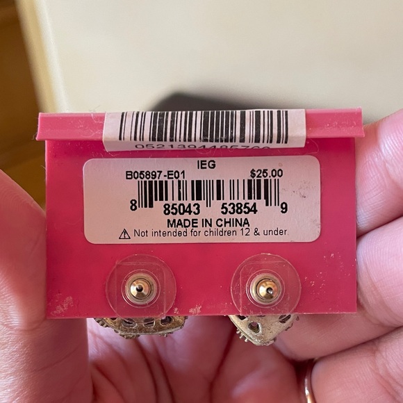 Betsey Johnson Multicolor Heart Earrings - Picture 3 of 5